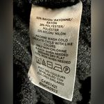 Loft  wide leg pull on ribbed pants size Large black rayon Photo 8