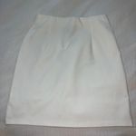 SheIn Fitted White Skirt Photo 1