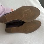 Franco Sarto Women's Suede Wedge Ankle Boots - Dark Brown Sz 7M * Photo 3