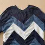 SheIn Chevron Asymmetric Hem Chunky Knit Sweater Photo 7