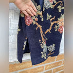 Grace Chuang New York hand woven jacket size large Blue Photo 2