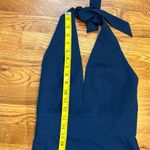 Dress the Population  Women’s XS Vanessa Halter Plunging V Neck Low Back Dress Photo 5