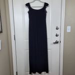 VTG Scott McClintock Petites Maxi Dress Velvet Size 4 Regent Goth Whimsigoth Black Photo 6