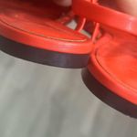 Mango MNG Stylish Flat Bright Red Shoes Size 39 Photo 4