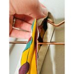 LA DOUBLEJ Multicolored Striped 100% Cotton Festival Plunge Crop Top Size XS Photo 6