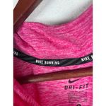 Nike  Dri-Fit Pink Heathered Womens Small Long Sleeve Running Quarter Zip Top Photo 8