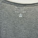 Juicy Couture Women Drawcord Boatneck Pullover Size XL Gray Long Sleeves Photo 5