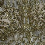 XScape Embellished Embroidered Mikado Party Dress White Gold Size 2 EUC Photo 12