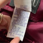 90s Vintage Burgundy Sequin Embellished Satin Slip Maxi Dress Formal Gown 4/6 Red Photo 7