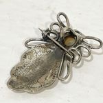 Sterling Silver 925 Guardian Angel Pearl Pendant Pin Brooch Accessory Photo 1