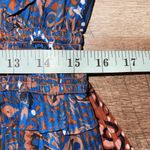 Cleobella Womens Elara Fit & Flare Ruffle Mini Dress Lazuli Multicolor Small Photo 10