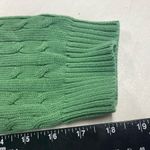 Ann Taylor Loft Women's Cable‎ Knit Sweater Apple Green Large Green Photo 9