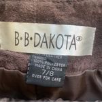 BB Dakota Vintage Brown Genuine Leather Suede High Wasted Pencil Skirt 7/8 Photo 2