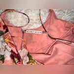 Alice + Olivia NWOT  Collen trapeze Juniper Floral Rose Mini Dress sz 0 Photo 3