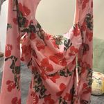 LuxeDress Floral Print High Neck Dress Photo 0