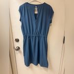 Avalanche  Blue drawstring waisted Casual Dress size medium lightweight Photo 1