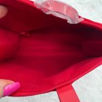 Giorgio Armani Red Beauty Zipper Wristlet Cosmetic Bag Clutch Textured Zip Top Photo 10