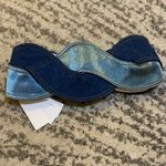 Area Bandeau Neckline Denim Crop Top size US 8 Photo 3