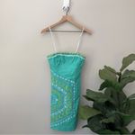 Lilly Pulitzer  Strapless Mini Dress Bumble Bee Embroidered Cotton Stretch Preppy Photo 6