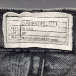 Current/Elliott Black Distressed Skinny Jeans Size 28 Black Skinny Jeans Photo 5