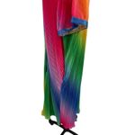 Dressed in Lala So Far So Good Oversized Plissé Dress in Prismatic Rainbow XL Photo 9