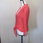 Christopher & Banks  peach pink front knot knit shrug sweater Photo 1