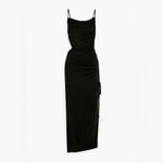 Bec & Bridge  Black Ariel Asymmetrical Maxi Dress size Uk 10/US 6 Photo 4