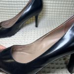 Nine West Womens Black Leather Pointed Toe Block Heel Pumps Size 11M Photo 4