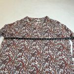 Violet+Claire Split Neck Paisley Print Blouse Size 2X Prairie Boho Cottagecore Photo 7