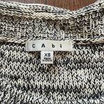 CAbi  black and white knit scoop neck sweater, size XS Photo 4