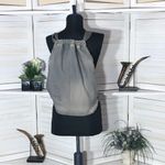 🟢5/$25 Y2K You can't trust zombies goth grunge distressed gray canvas backpack Photo 1