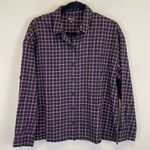 Madewell  Grunge‎ Plaid Flannel Long Sleeves Button Up Shirt Size M Cabincore Photo 2