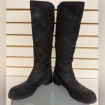 Jimmy Choo Doreen Rugged Suede Knee High Zipper Detail Boots Black 38.5/8.5 Photo 7
