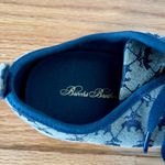 Brooks Brothers  Canvas Gray Navy Logo Sheep Low Top Lace Up Sneakers Photo 2