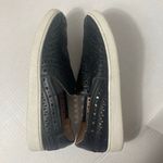 UGG  Cas Perforated Leather Sneakers Black size 10 Photo 11