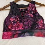 Nanette Lepore  Sports Bra Womens Medium Cropped Paisley Photo 9