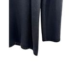 Adrianna Papell Sweater Womens Large Wool Blend Beaded Neck Hem Pullover Black Photo 3