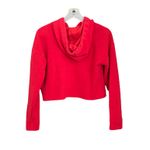 Charlotte Russe Red Cropped Hoodie Top Photo 1