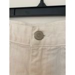 Citizens of Humanity  White Denim Jean Short Raw Hem Camp Pocket EUC 26 Photo 3