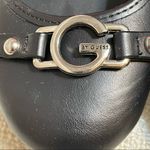 G by Guess  Black Flats with Buckle Detail Photo 3
