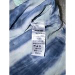 Surf Gypsy  Women V-Neck Blue Hand Printed Tassel Trim Cover Up, Size M Photo 4