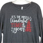 Bella Canvas The Most Wonderful Time Of The Year Graphic T-shirt long sleeve tee unisex Sz XL Photo 4