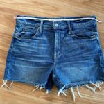 MOTHER Denim MOTHER Superior The Dutchie Cutoff Denim Shorts In Sacred - Sz 26 Photo 0