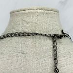 Chico's Triple Strand Black Wire Beaded Tiered Necklace β¨ Photo 5
