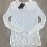 Rag and Bone Bright White Riley Long Sleeve Top XS New NWT Photo 5