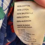 Free People Call Me Baby Cap Sleeve Button Up Shirt in Blue Quartz Size XL Photo 7