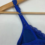 Gilly Hicks  Blue Lace Bralette Crop Top Photo 2