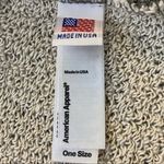 American Apparel grey raw edge crop sweatshirt with heart. One Size. EUC Photo 6