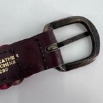 Vintage Womens Genuine Leather Braided Multicolored Boho Bohemian Festival Rock Purple Photo 3