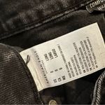 American Eagle Black Distressed Mom Straight Jeans Long Comfort Stretch 0 Photo 7